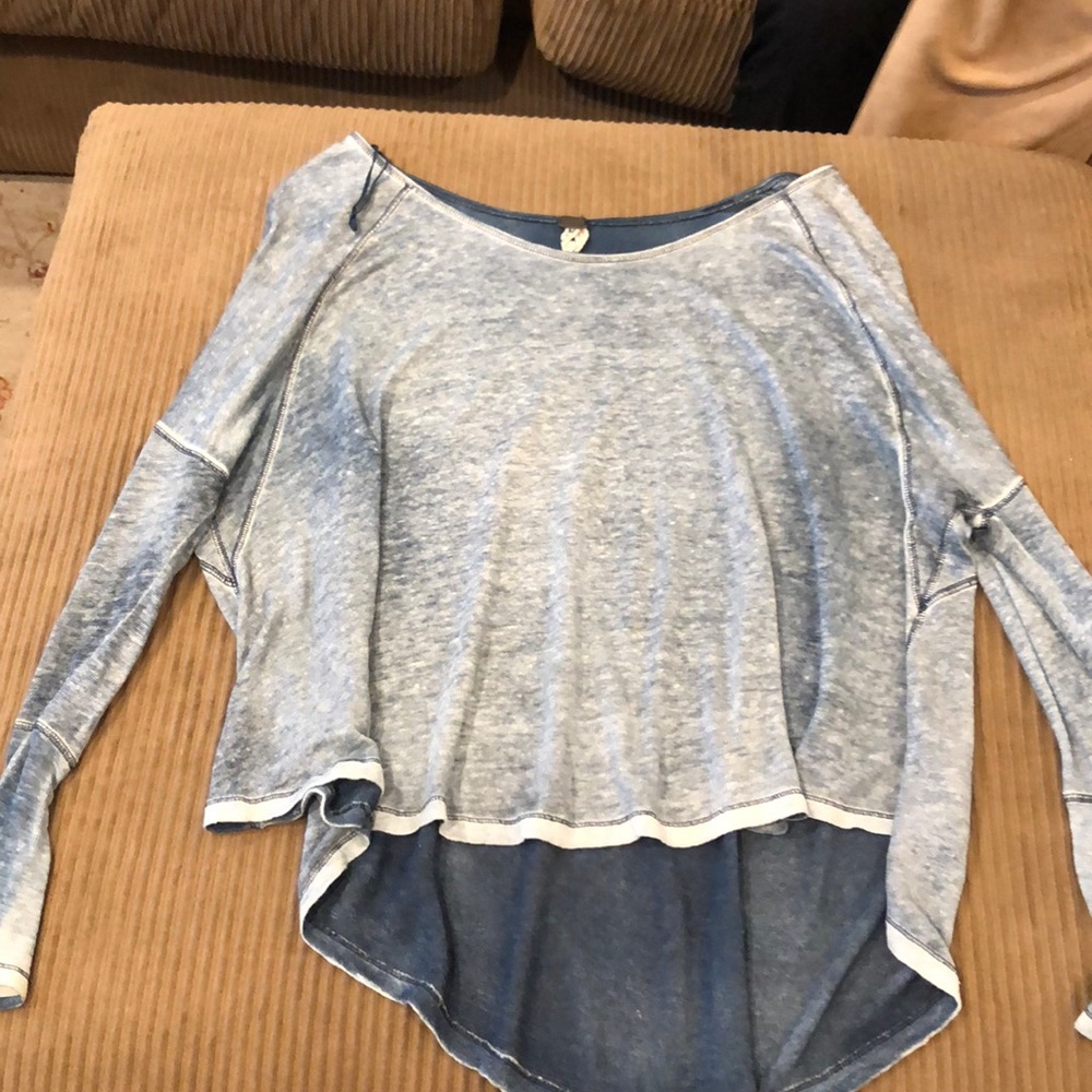 Blue Free People long sleeve